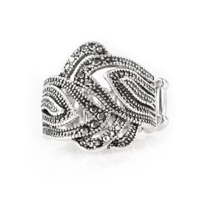 FIRE AND ICE - SILVER RING